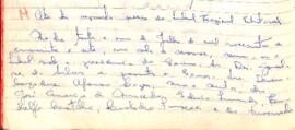 Ata da 2° Sessão Ordinária do Tribunal Regional Eleitoral de Minas Gerais, realizada em 31/07/1957