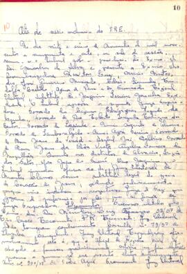Ata da Sessão Ordinária do Tribunal Regional Eleitoral de Minas Gerais, realizada em 25/11/1957