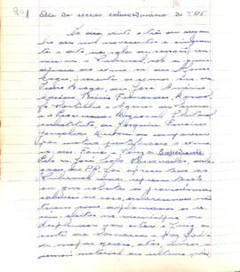 Ata da Sessão Extraordinária do Tribunal Regional Eleitoral de Minas Gerais, realizada em 23/12/1958