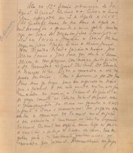 Ata da 12ª Sessão Ordinária do Tribunal Regional Eleitoral de Minas Gerais, realizada em 02/08/1945
