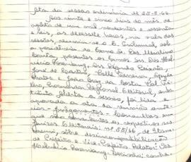 Ata da Sessão Ordinária do Tribunal Regional Eleitoral de Minas Gerais, realizada em 25/08/1966