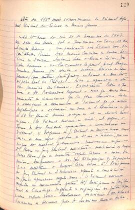 Ata da 115ª Sessão Extraordinária do Tribunal Regional Eleitoral de Minas Gerais