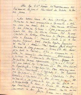 Ata da 94ª Sessão Extraordinária do Tribunal Regional Eleitoral de Minas Gerais