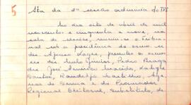 Ata da 2° Sessão Ordinária do Tribunal Regional Eleitoral de Minas Gerais, realizada em 08/04/1959