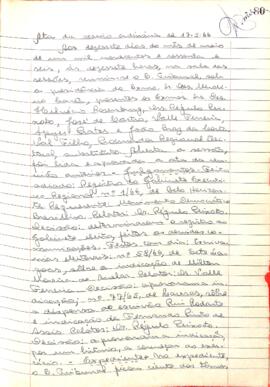 Ata da Sessão Ordinária do Tribunal Regional Eleitoral de Minas Gerais, realizada em 17/05/1966