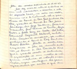 Ata da Sessão Ordinária do Tribunal Regional Eleitoral de Minas Gerais, realizada em 10/10/1967