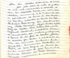 Ata da Sessão Ordinária do Tribunal Regional Eleitoral de Minas Gerais, realizada em 07/07/1966