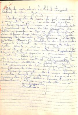 Ata da Sessão Ordinária do Tribunal Regional Eleitoral de Minas Gerais, realizada em 04/06/1956