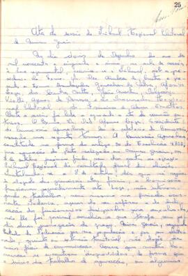 Ata da Sessão do Tribunal Regional Eleitoral de Minas Gerais, realizada em 02/12/1955
