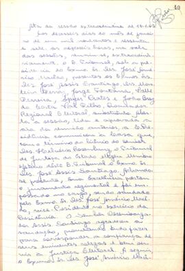 Ata da Sessão Extraordinária do Tribunal Regional Eleitoral de Minas Gerais, realizada em 16/01/1967