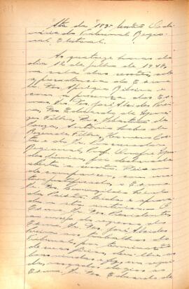 Ata da 183ª Sessão Ordinária do Tribunal Regional Eleitoral de Minas Gerais