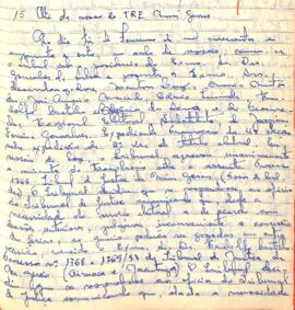 Ata da Sessão Ordinária do Tribunal Regional Eleitoral de Minas Gerais, realizada em 03/02/1958