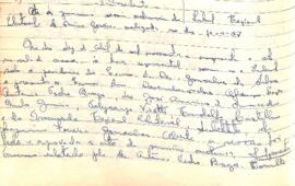 Ata da 1ª Sessão do Tribunal Regional Eleitoral de Minas Gerais, realizada em 10/04/1957