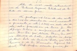 Ata da 116ª Sessão Extraordinária do Tribunal Regional Eleitoral de Minas Gerais