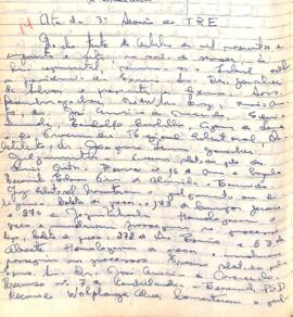 Ata da 3° Sessão Ordinária do Tribunal Regional Eleitoral de Minas Gerais, realizada em 30/10/1957