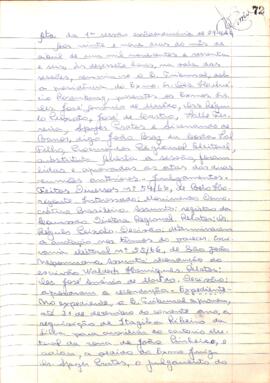 Ata da 1ª Sessão Extraordinária do Tribunal Regional Eleitoral de Minas Gerais, realizada em 29/0...