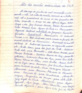 Ata da Sessão Ordinária do Tribunal Regional Eleitoral de Minas Gerais, realizada em 11/06/1958