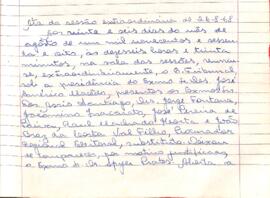 Ata da Sessão Extraordinária do Tribunal Regional Eleitoral de Minas Gerais, realizada em 26/08/1968