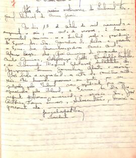 Ata da Sessão Ordinária do Tribunal Regional Eleitoral de Minas Gerais, realizada em 15/10/1956
