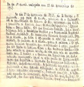 Ata da 1ª Sessão do Tribunal Regional Eleitoral de Minas Gerais, realizada em 27/02/1957