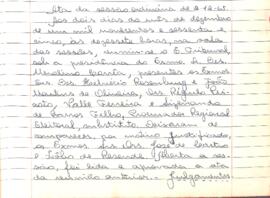 Ata da Sessão Ordinária do Tribunal Regional Eleitoral de Minas Gerais, realizada em 02/12/1965