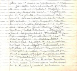 Ata da 1ª Sessão Extraordinária do Tribunal Regional Eleitoral de Minas Gerais, realizada em 08/0...