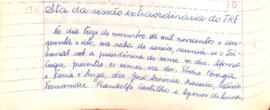 Ata da Sessão Extraordinária do Tribunal Regional Eleitoral de Minas Gerais, realizada em 13/11/1958
