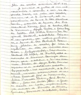 Ata da Sessão Ordinária do Tribunal Regional Eleitoral de Minas Gerais, realizada em 01/07/1966