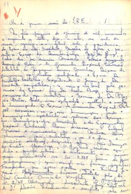 Ata da Sessão Ordinária do Tribunal Regional Eleitoral de Minas Gerais, realizada em 01/01/1958