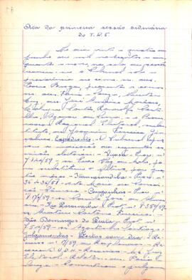 Ata da Sessão Ordinária do Tribunal Regional Eleitoral de Minas Gerais, realizada em 24/06/1959