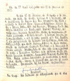Ata da 2ª Sessão Ordinária do Tribunal Regional Eleitoral de Minas Gerais, realizada em 28/01/1957