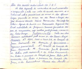Ata da Sessão Ordinária do Tribunal Regional Eleitoral de Minas Gerais, realizada em 17/11/1958