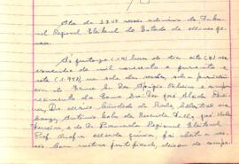 Ata da 234ª Sessão Ordinária do Tribunal Regional Eleitoral de Minas Gerais