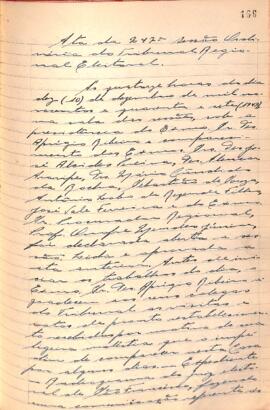 Ata da 247ª Sessão Ordinária do Tribunal Regional Eleitoral de Minas Gerais