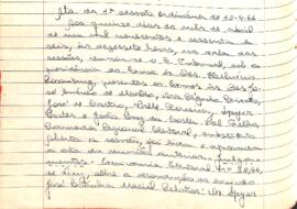 Ata da 1ª Sessão Ordinária do Tribunal Regional Eleitoral de Minas Gerais, realizada em 15/04/1966