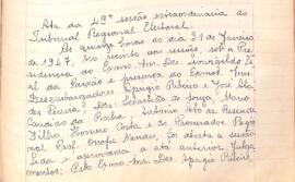 Ata da 49ª Sessão Extraordinária do Tribunal Regional Eleitoral de Minas Gerais