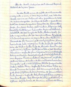 Ata da Sessão Ordinária do Tribunal Regional Eleitoral de Minas Gerais, realizada em 31/08/1955