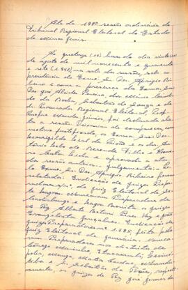 Ata da 199ª Sessão Ordinária do Tribunal Regional Eleitoral de Minas Gerais