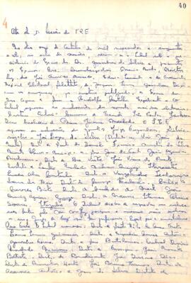 Ata da 1ª Sessão Ordinária do Tribunal Regional Eleitoral de Minas Gerais, realizada em 11/10/1957