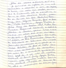 Ata da Sessão Ordinária do Tribunal Regional Eleitoral de Minas Gerais, realizada em 01/08/1966