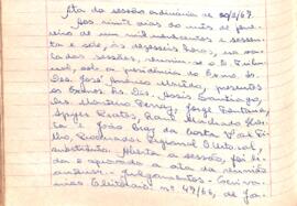 Ata da Sessão Ordinária do Tribunal Regional Eleitoral de Minas Gerais, realizada em 20/02/1967