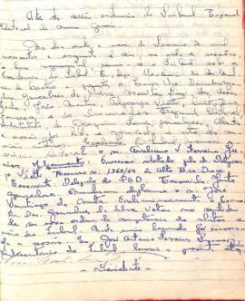 Ata da Sessão da Ata do Tribunal Regional Eleitoral de Minas Gerais, realizada em 29/02/1956