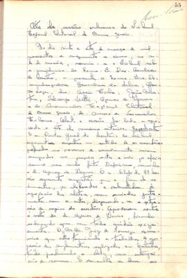 Ata da Sessão Ordinária do Tribunal Regional Eleitoral de Minas Gerais, realizada em 28/03/1955.
