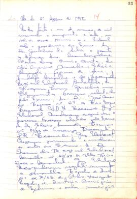 Ata da 2° Sessão Ordinária do Tribunal Regional Eleitoral de Minas Gerais, realizada em 31/03/1958