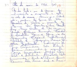 Ata da Sessão Ordinária do Tribunal Regional Eleitoral de Minas Gerais, realizada em 31/03/1958