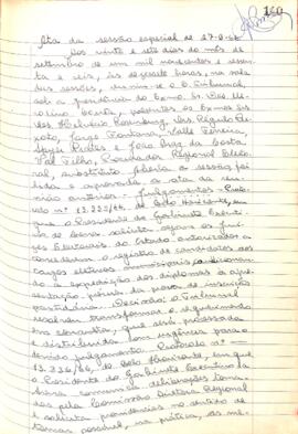Ata da Sessão Ordinária do Tribunal Regional Eleitoral de Minas Gerais, realizada em 27/09/1966