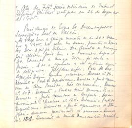 Ata da 74ª  Sessão Ordinária do Tribunal Regional Eleitoral de Minas Gerais