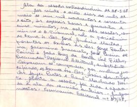 Ata da Sessão Extraordinária do Tribunal Regional Eleitoral de Minas Gerais, realizada em 28/05/1968