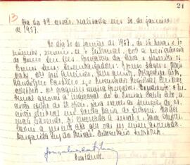 Ata da 2ª Sessão Ordinária do Tribunal Regional Eleitoral de Minas Gerais, realizada em 30/01/1957