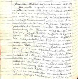 Ata da Sessão Extraordinária do Tribunal Regional Eleitoral de Minas Gerais, realizada em 24/08/1966